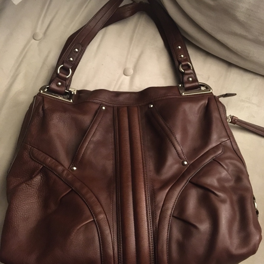 B Markowsky Leather Shoulder Bag